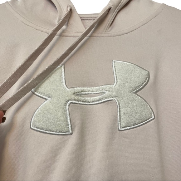 Under Armour Women's Logo Hoodie Light Pink XL - Picture 6 of 7